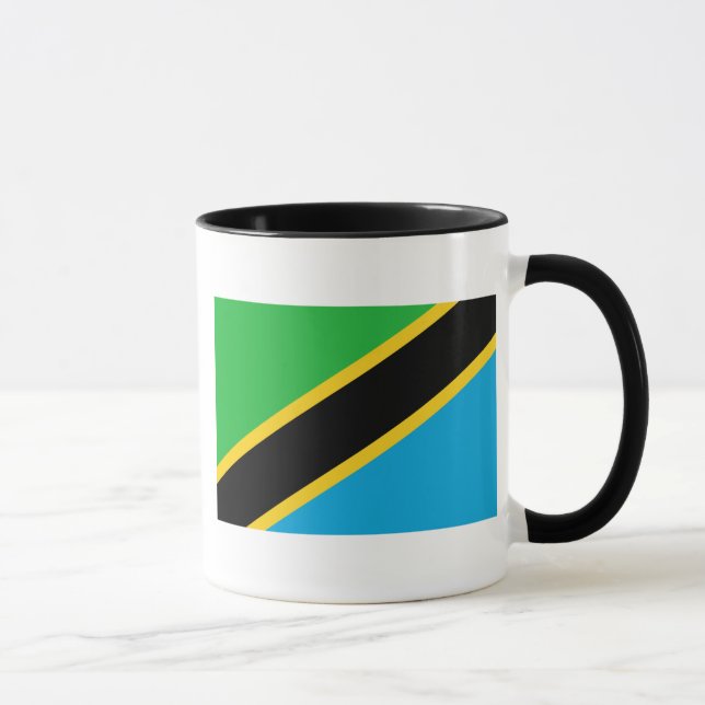 Taza bandera de tanzanía (Derecha)