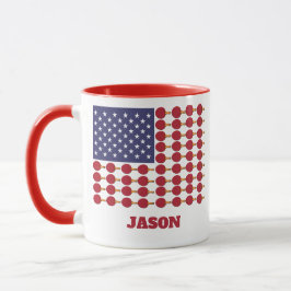 TAZA BANDERA DE TENIS DE TABLA EE.UU.