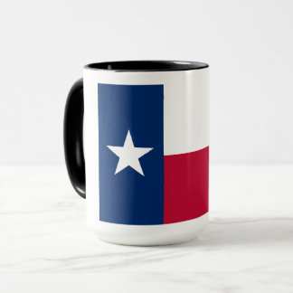 Taza Bandera de Texas: Longhorns, el estado de la solit
