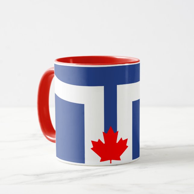 Taza Bandera de Toronto, Ontario (Anverso izquierdo)