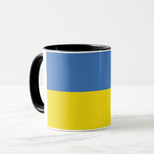 Taza Bandera de Ucrania, ucraniano Slava Ukraini Слава 