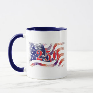 Taza Bandera del 250º Aniversario de Estados Unidos