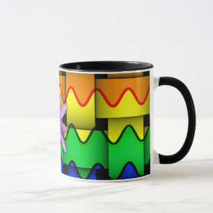 Taza Bandera del arco iris de Krazy