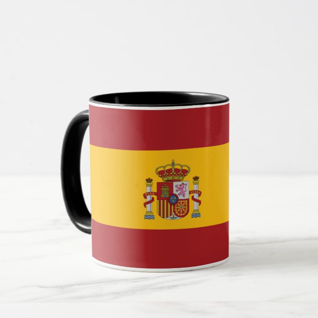 Taza Bandera Del Combo Mug Del Reino De España (Anverso izquierdo)