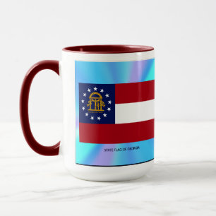 Taza Bandera del Estado de Georgia