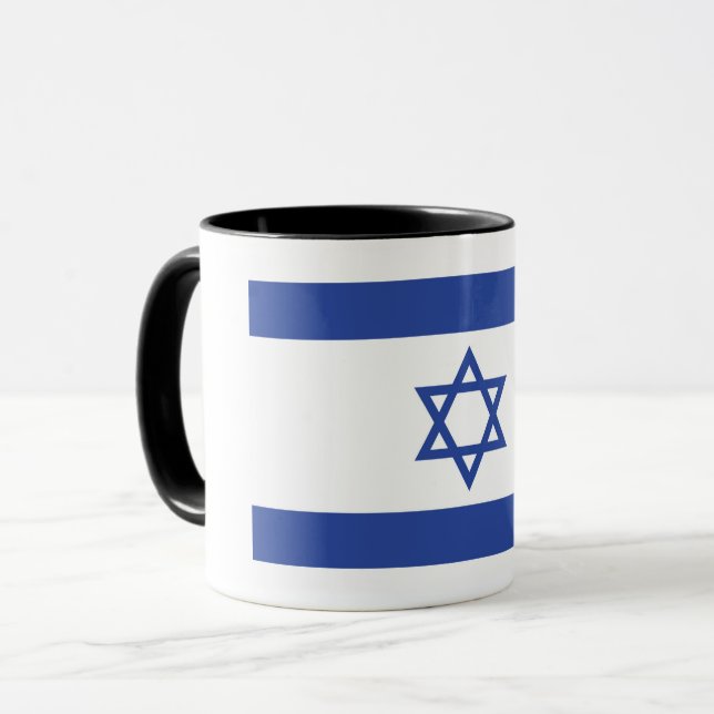 Taza Bandera del Estado de Israel, Estrella de David Ju (Anverso izquierdo)