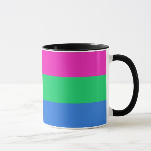 Taza Bandera del Orgullo Polisexual (Derecha)