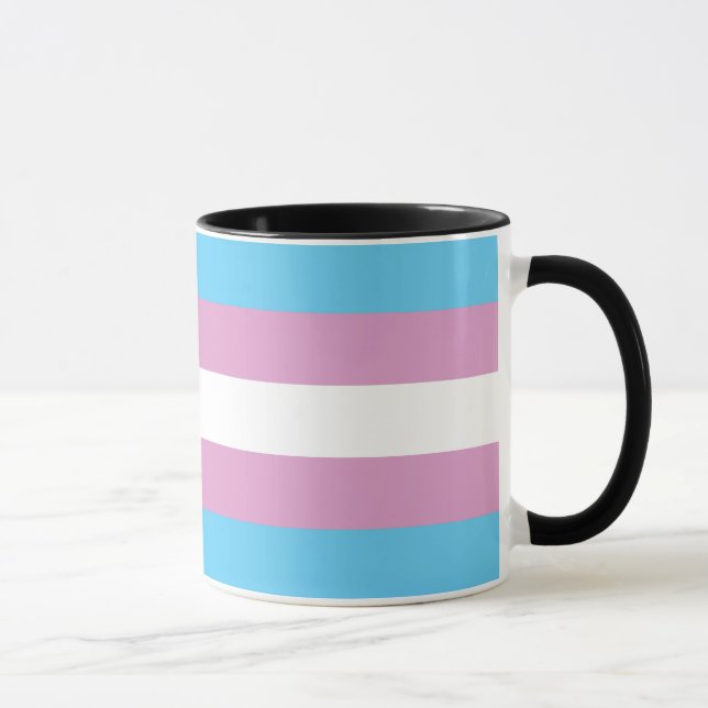 Taza Bandera del orgullo transversal (Derecha)