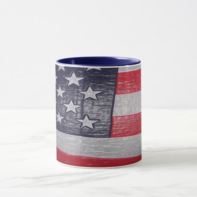 Taza Bandera estadounidense (Centro)