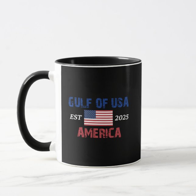 Taza Bandera Estadounidense 2025 Del Golfo De Estados U (Izquierda)