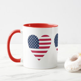 Taza Bandera estadounidense Combo Mug