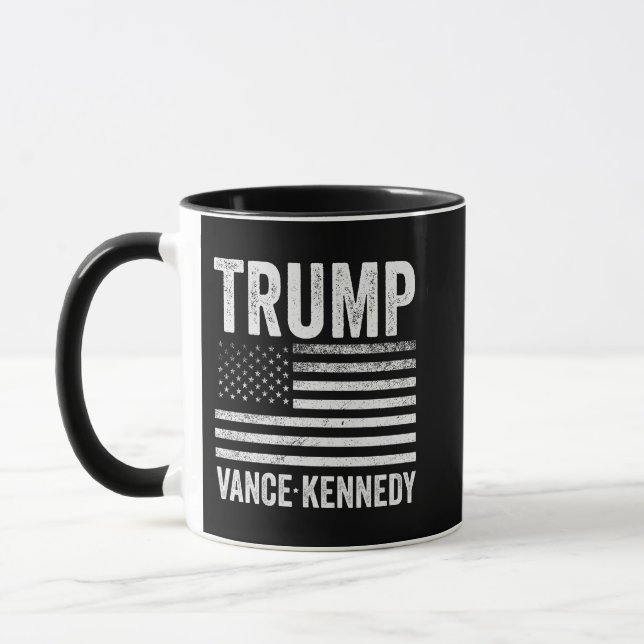 Taza Bandera estadounidense de las elecciones de Trump  (Izquierda)