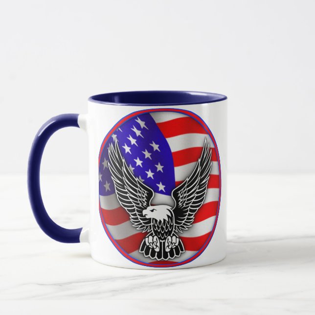 Taza Bandera estadounidense Eagle Mug (Izquierda)