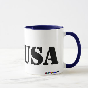 Taza Bandera estadounidense - Estados Unidos - angustia