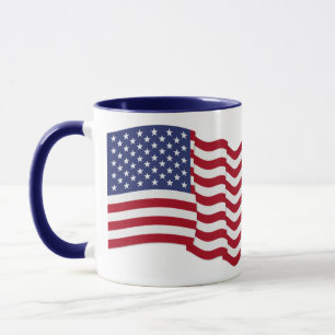 Taza Bandera estadounidense - ¡Libertad!
