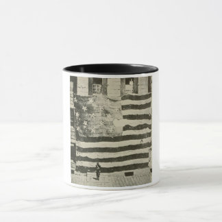 Taza Bandera estrellada: Bandera estadounidense en exhi