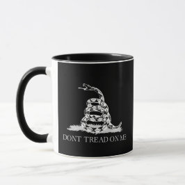 Taza Bandera Gadsden Fuzzy Express® Classic Black-Black