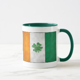 Taza Bandera irlandesa Shamrock Mugs