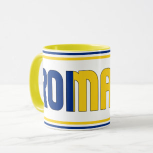Taza Bandera nacional de Rumania: café de taquilla