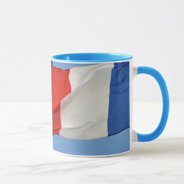 Taza Bandera Nacional Francesa Patriótica Mug (Derecha)