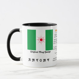 Taza Bandera nigeriana personalizada - Hechos