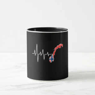 Taza Bandera noruega
