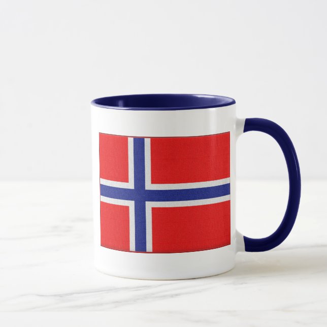 Taza Bandera noruega escandinava (Derecha)
