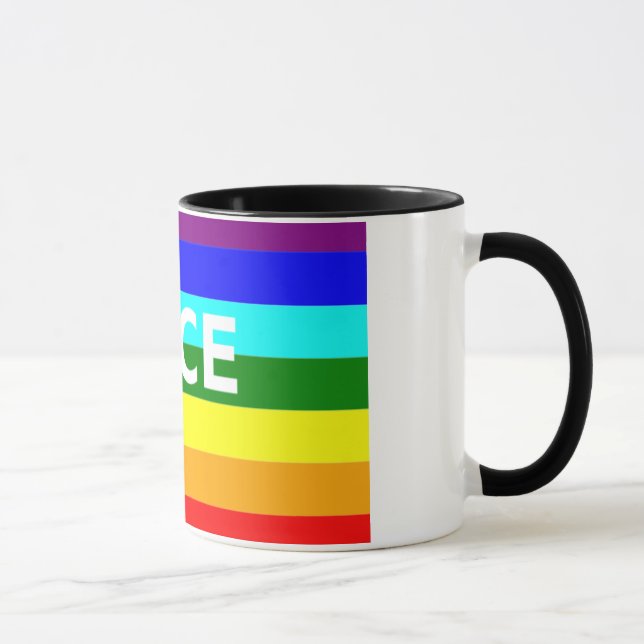 Taza Bandera Pace(Peace) Mug Italiana (Derecha)