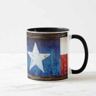 Taza Bandera Rusa Estrella de Texas