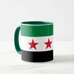 Taza Bandera siria patriótica, independencia