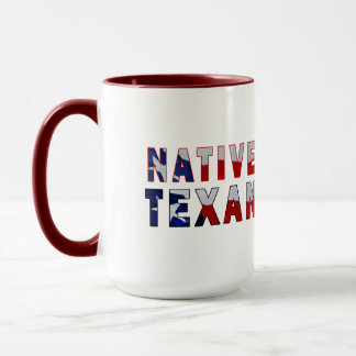 Taza Bandera texana nativa