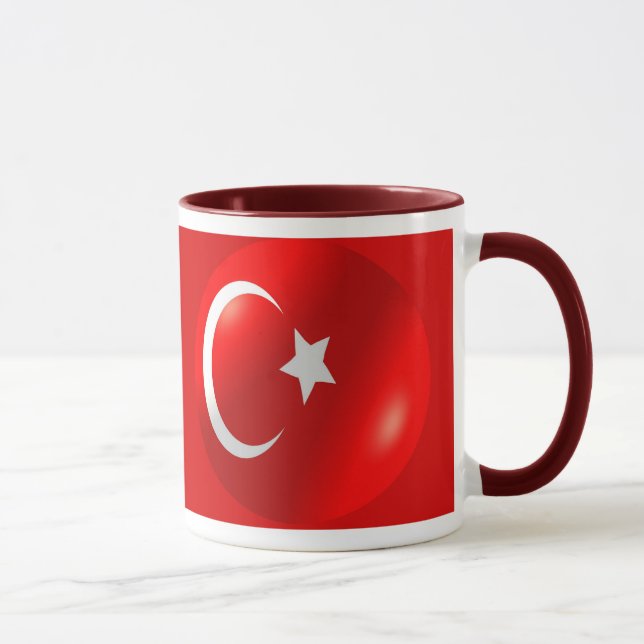 Taza Bandera turca (Derecha)