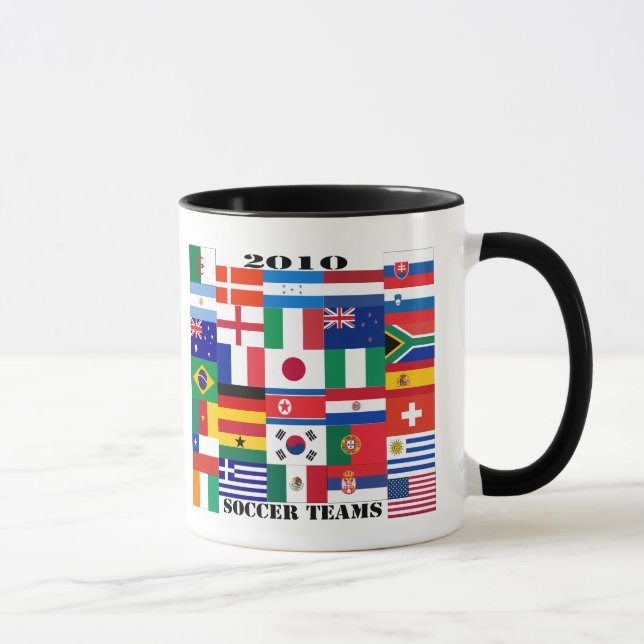 Taza Banderas 2010 de los equipos de fútbol (Derecha)