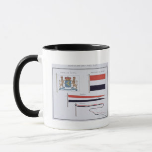 Taza Banderas del Reino de los Países Bajos, de a