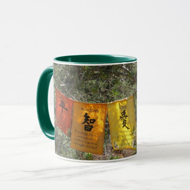 Taza Banderas inspiradoras de oración (Anverso izquierdo)