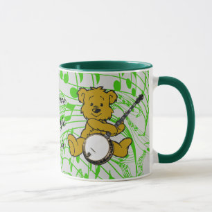 TAZA BANJO BEAR-MUG