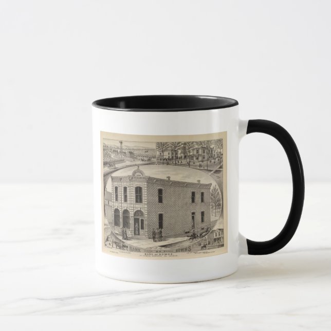 Taza Bank of Downs, Huff Residences, Downs, Kansas (Derecha)