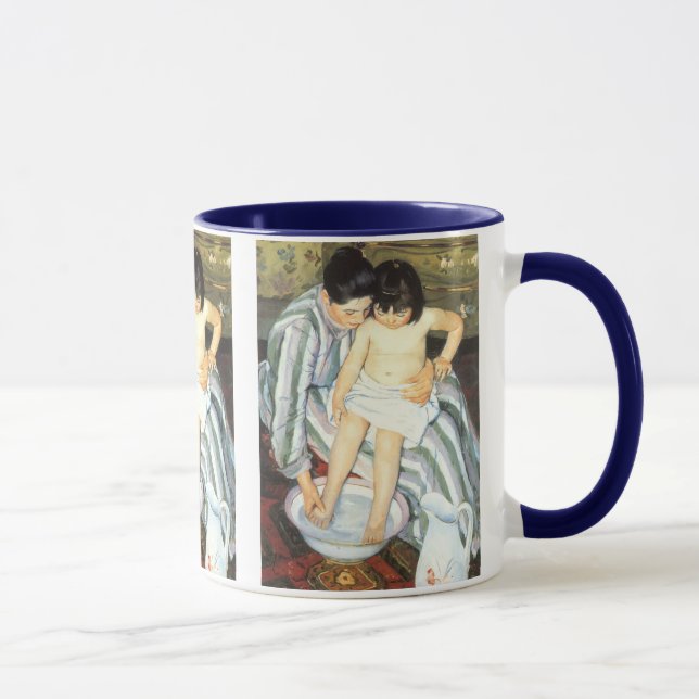 Taza Baño infantil de Mary Cassatt Vintage Impressionis (Derecha)