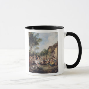 Taza Banquete de la boda en el pueblo