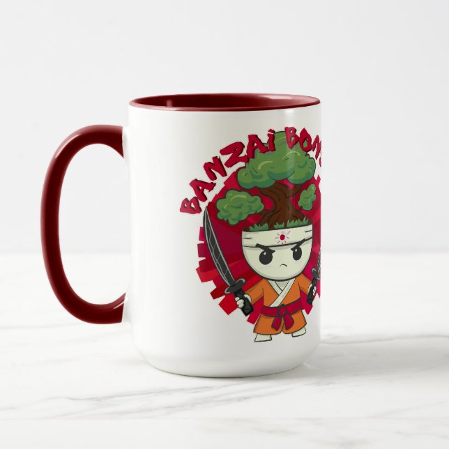 Taza ¡Banzai Bonsai! (Izquierda)
