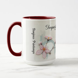 Taza Bar de Café Moderno Deco Estética Personalizada