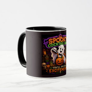 Taza Bar de Cócteles Espeluznantes Fantasma de Hallowee