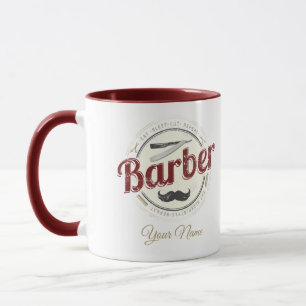 Taza Barber Hair Hustler Hairdresser Retro Hairstylista