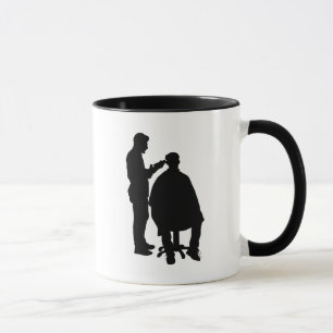 Taza Barber Silhouette Mug Personaliza con Nombre