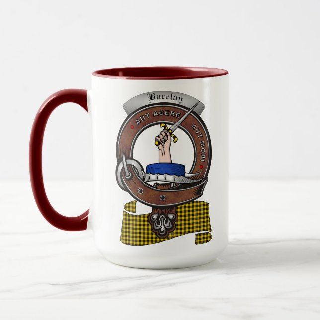 Taza Barclay Clan Badge Combo 15oz Mug (Izquierda)