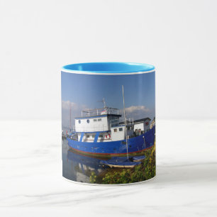 Taza Barco de casa en la isla de Wight