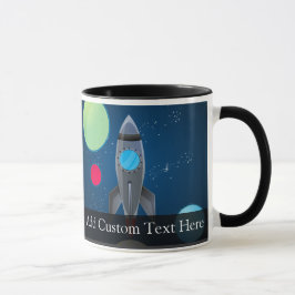 Taza Barco de cohetes del espacio ultraterrestre