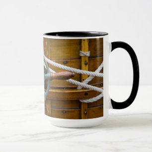 Taza Barco de madera antiguo