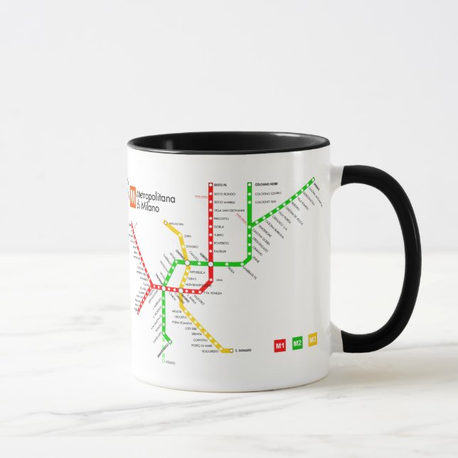 Taza Barco de metro de Milán (Derecha)