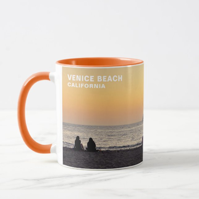 Taza Barco de vela en Sunset - Venice Beach, CA Mug (Izquierda)